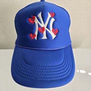 LostLove NY New York Logo Trucker Hat Cap Snapback‎ Heartbreakers Vintage Nissun